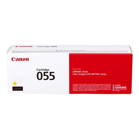 Product image for Canon 055 (3013C002) Yellow Original Standard Capacity Toner Cartridge - Small