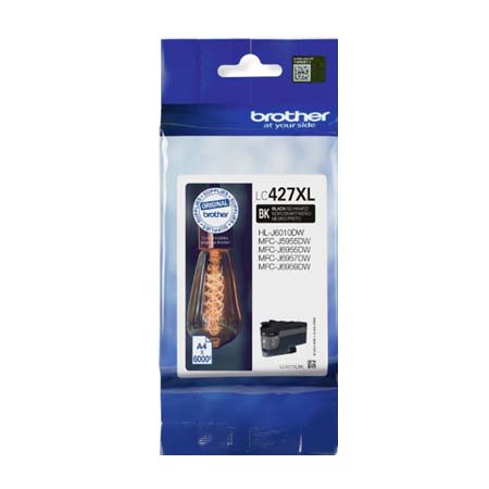 Product image for Brother LC427XLBK Black Original High Capacity Ink Cartridge - Small