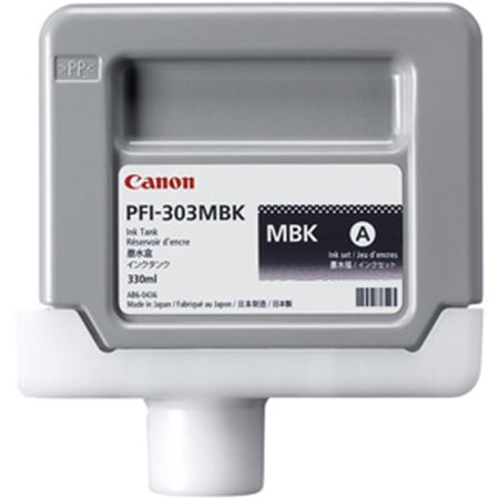 Product image for Canon PFI-303MBK (2957B001AA) Matte Black Original Standard Capacity Ink Cartridge - Small