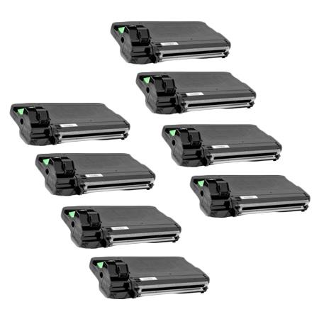 Product image for 999inks Compatible Eight Pack Ricoh 407340 Black High Capacity Laser Toner Cartridges - Small