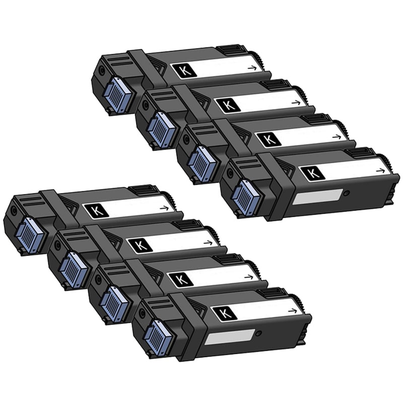 Product image for 999inks Compatible Eight Pack Canon 073 Black Standard Capacity Laser Toner Cartridges - Small