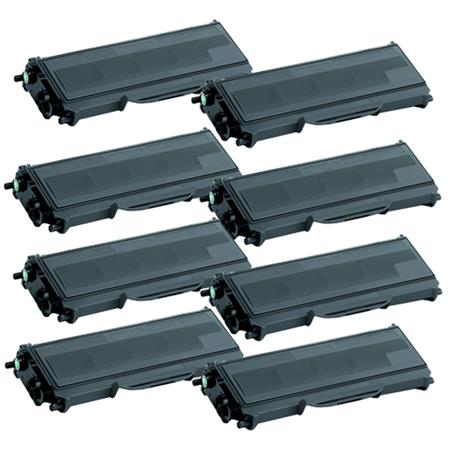 Product image for 999inks Compatible Eight Pack Brother TN2120 Black High Capacity Laser Toner Cartridges - Small