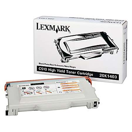 Product image for Lexmark 20K1403 Black Original Toner Cartridge - Small
