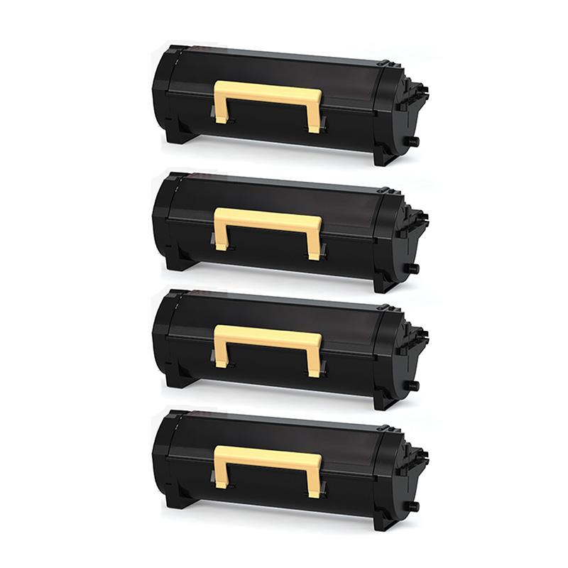 999inks Compatible Quad Pack Xerox 006R04726 Black High Capacity Laser Toner Cartridges