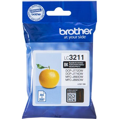 Product image for Brother LC3211BK Black Original Standard Capacity Ink Cartridge - Small