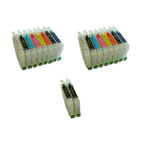 Product image for 999inks Compatible Multipack Epson T0541-549 2 Full Sets + 2 FREE Black Inkjet Printer Cartridges - Small