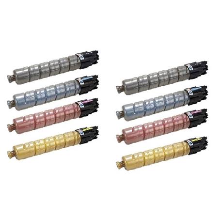 Product image for 999inks Compatible Multipack Ricoh 841925/28 2 Full Sets Laser Toner Cartridges - Small