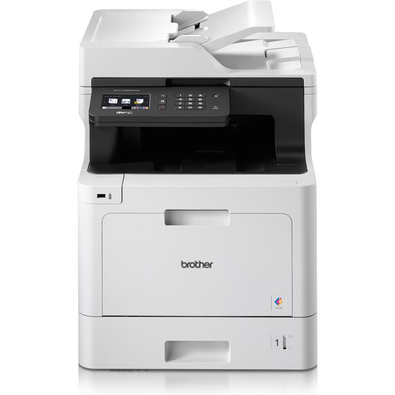 Product image for Brother MFC-L8690CDW A4 Colour Multifunction Laser Printer - Small