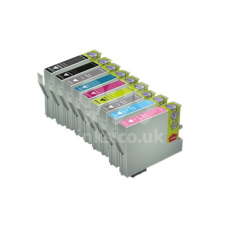 Product image for 999inks Compatible Multipack Epson T0591/99 1 Full Set Inkjet Printer Cartridges - Small
