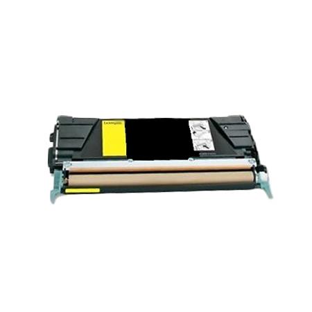 Product image for 999inks Compatible Yellow Lexmark C746A2YG Laser Toner Cartridge - Small