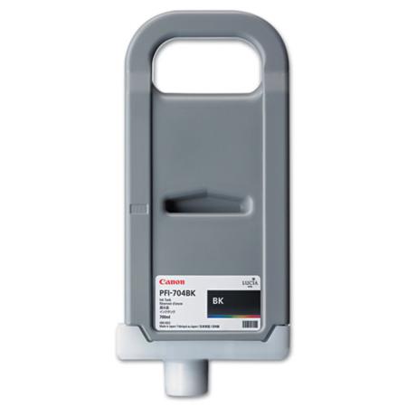 Product image for Canon PFI-704BK Original Black High Capacity Ink Cartridge - Small