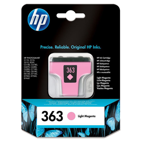 Product image for HP 363 Light Magenta Original Ink Print Cartridge (C8775EE) - Small