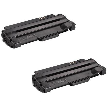 Product image for 999inks Compatible Twin Pack Dell 593-10961 Black High Capacity Laser Toner Cartridges - Small