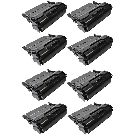 Product image for 999inks Compatible Eight Pack Lexmark T650H11E Black High Capacity Laser Toner Cartridges - Small
