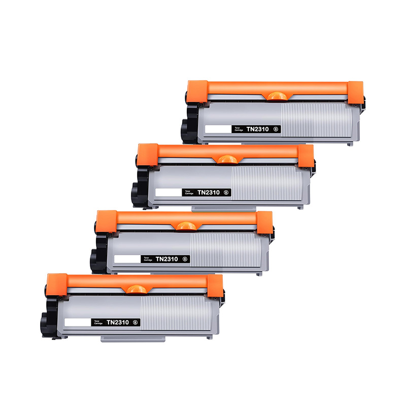 Product image for 999inks Compatible Quad Pack Brother TN2310 Black Laser Toner Cartridges - Small