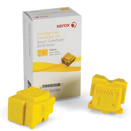 Product image for Xerox 108R00933 Yellow Original 2 Sticks Ink Cartridge (8570) - Small