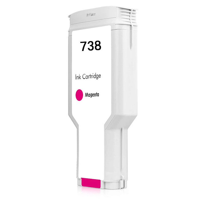 Product image for 999inks Compatible Magenta HP 738 Standard Capacity Ink Cartridge (Replaces HP 498N6A) - Small