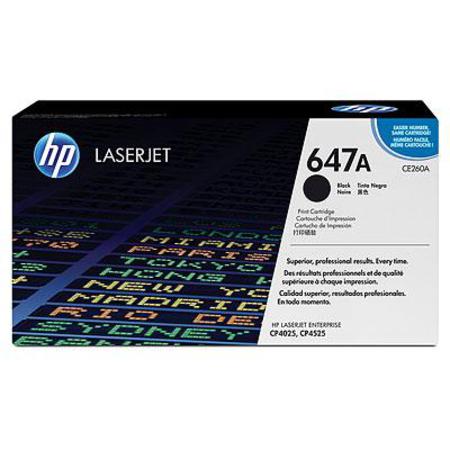 Product image for HP 647A Black Original Toner Cartridge (CE260A) - Small