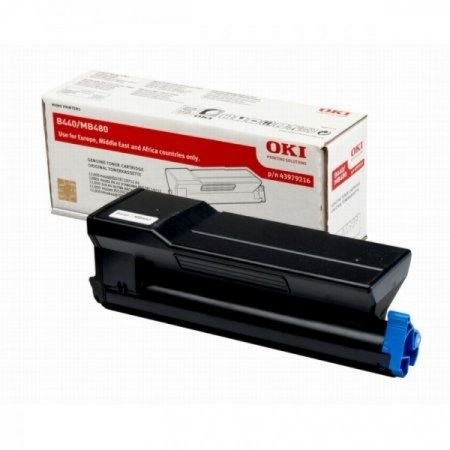 Product image for Black OKI 43979216 Extra High Capacity  Toner Cartridge - Small