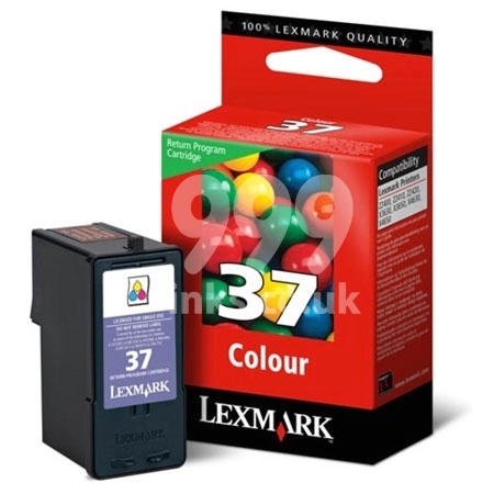 Product image for Lexmark No.37 Colour Original  Return Program Ink Cartridge - Small