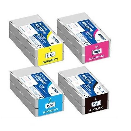 Product image for Epson S020601-04 Full Set Original Inkjet Printer Cartridges - Small