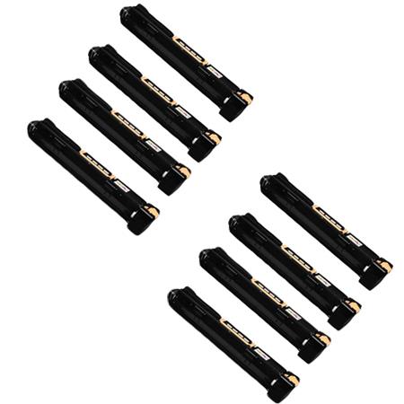 Product image for 999inks Compatible Eight Pack OKI 1221601 Black Laser Toner Cartridges - Small