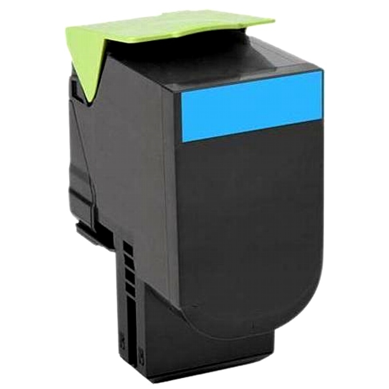 Product image for 999inks Compatible Cyan Lexmark C232HC0 High Capacity Laser Toner Cartridge - Small