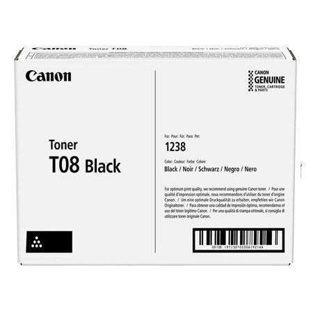 Product image for Canon T08 (3010C006) Black Original Laser Toner Cartridge - Small