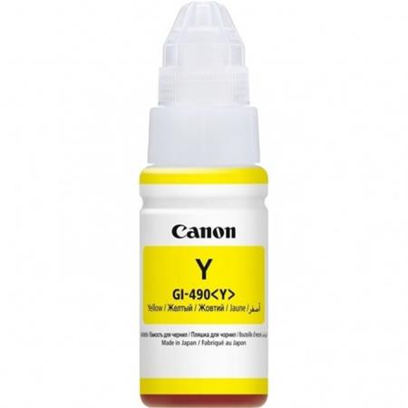 Product image for Canon GI-490Y (0666C001) Yellow Original Ink Bottle - Small
