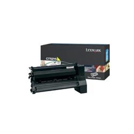 Product image for Lexmark C7702YS Yellow Original Toner Cartridge - Small