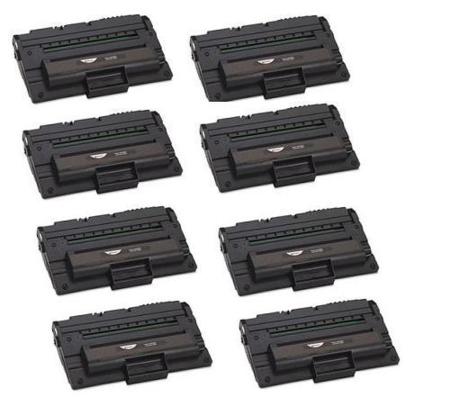 Product image for 999inks Compatible Eight Pack Samsung ML-2250D5 Black Laser Toner Cartridges - Small