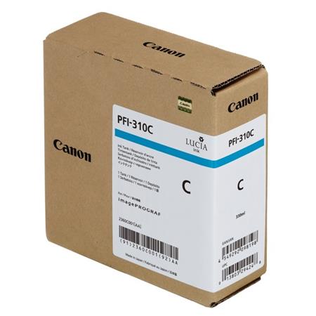 Product image for Canon PFI-310C (2360C001) Cyan Original Standard Capacity Ink Cartridge - Small
