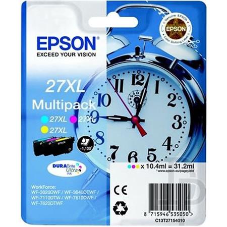 Product image for Epson 27XL (T2715) Original High Capacity Ink Cartridges Multipack - Small