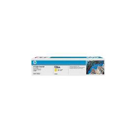 Product image for HP 126A Yellow Original Toner Cartridge (CE312A) - Small