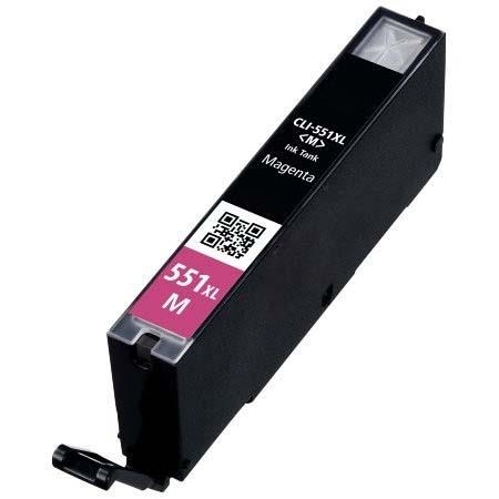 Product image for 999inks Compatible Magenta Canon CLI-551MXL High Capacity Inkjet Printer Cartridge - Small