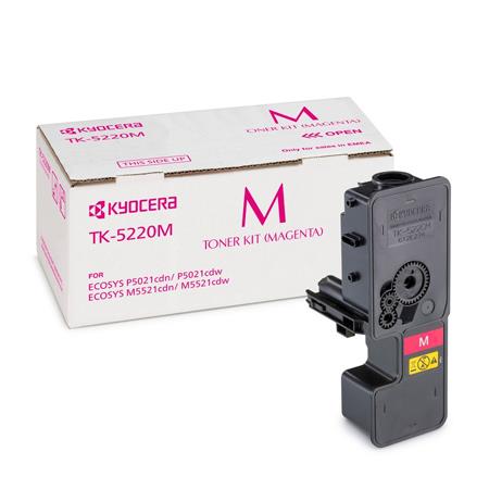 Product image for Kyocera TK-5220M Magenta Original Standard Capacity Toner Cartridge - Small