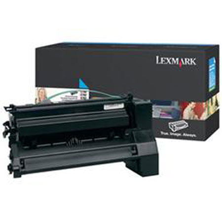 Product image for Lexmark C780A2CG Cyan Original Toner Cartridge - Small