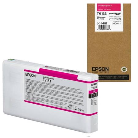Product image for Epson T9133 (T913300) Vivid Magenta Original Ink Cartridge - Small