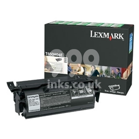 Product image for Lexmark T650H04E Black Original Toner Return Programme Cartridge For Labels - Small