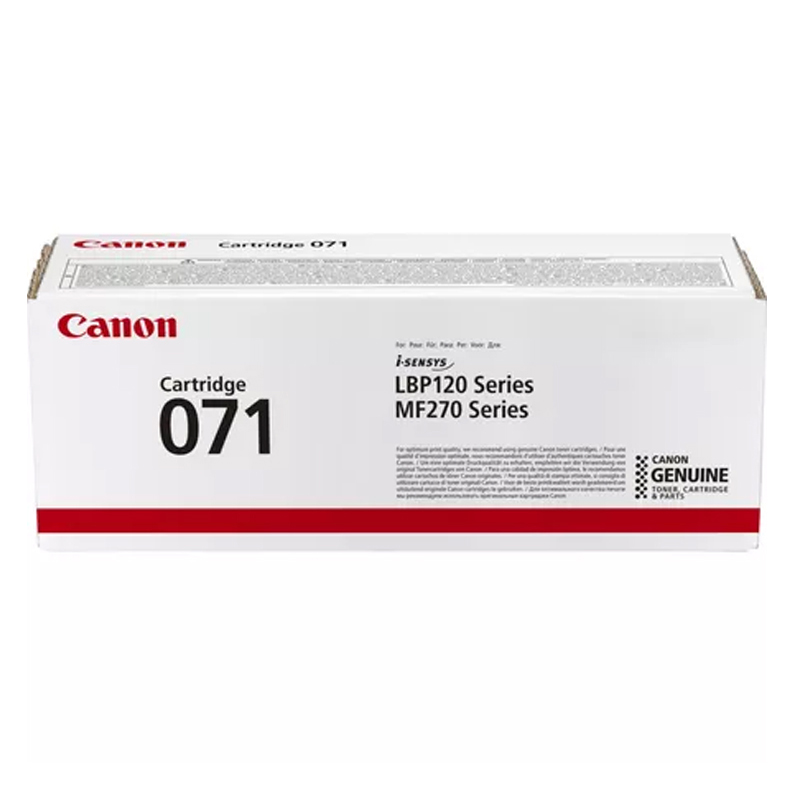 Product image for Canon 071 (5645C002) Black Original Standard Capacity Toner Cartridge - Small