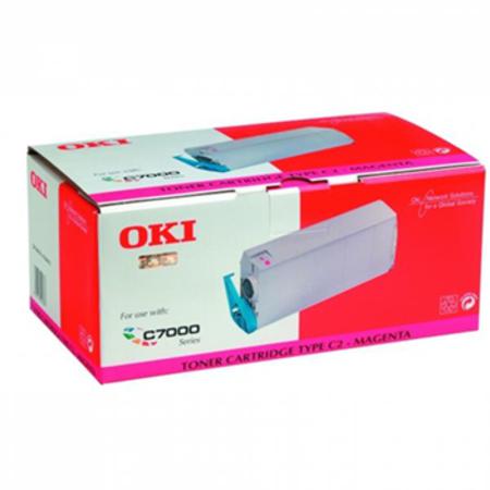 Product image for OKI 41304210 Magenta Original Toner Cartridge - Small