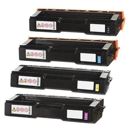 Product image for 999inks Compatible Multipack Ricoh 407543/46 1 Full Set Laser Toner Cartridges - Small