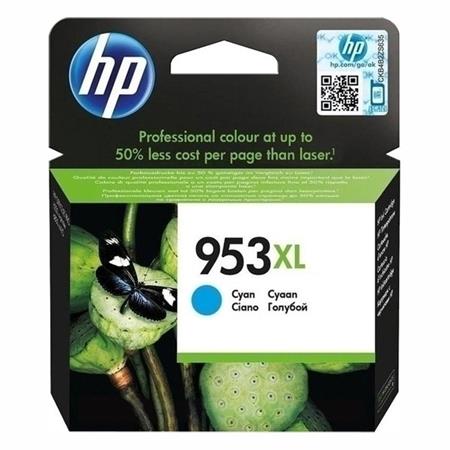 Product image for HP 953XL Cyan Original High Capacity Ink Cartridge - Small