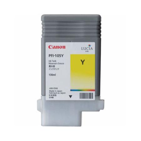 Product image for Canon PFI-105Y (3003B005AA) Yellow Original Ink Cartridge - Small