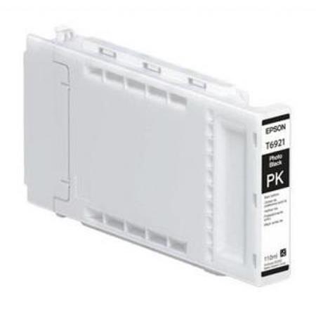 Product image for Epson T6921 (T692100) UltraChrome XD Photo Black Original Ink Cartridge (110 ml) - Small