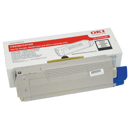 Product image for OKI 43324408 Black Original Toner Cartridge - Small