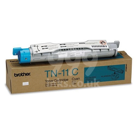 Product image for Brother TN11C Cyan Original Laser Toner  (TN-11C) - Small