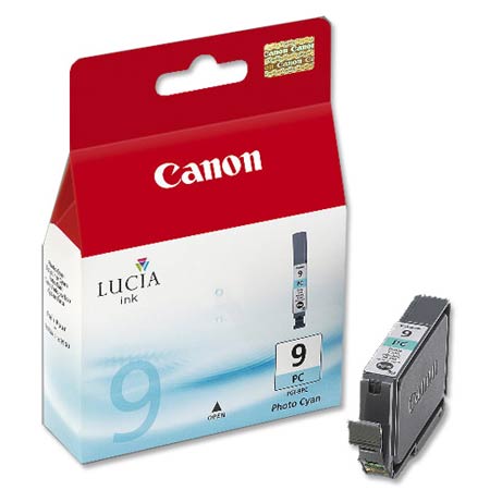 Product image for Canon PGI-9PC Photo Cyan Original Pigment  Cartridge - Small