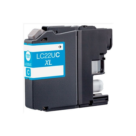 Product image for 999inks Compatible Brother LC22UC Cyan Inkjet Printer Cartridge - Small