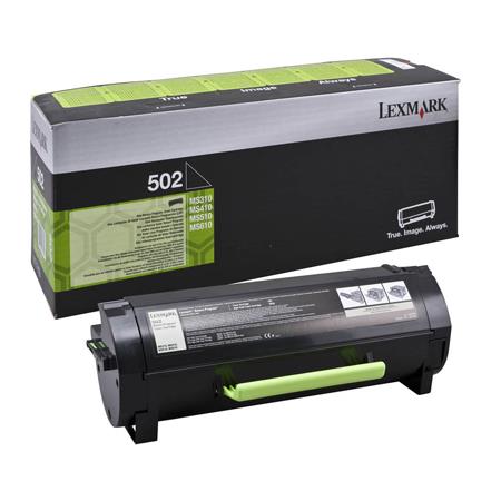 Product image for Lexmark 502 (50F2000) Original Black Standard Capacity Return Program Toner Cartridge - Small